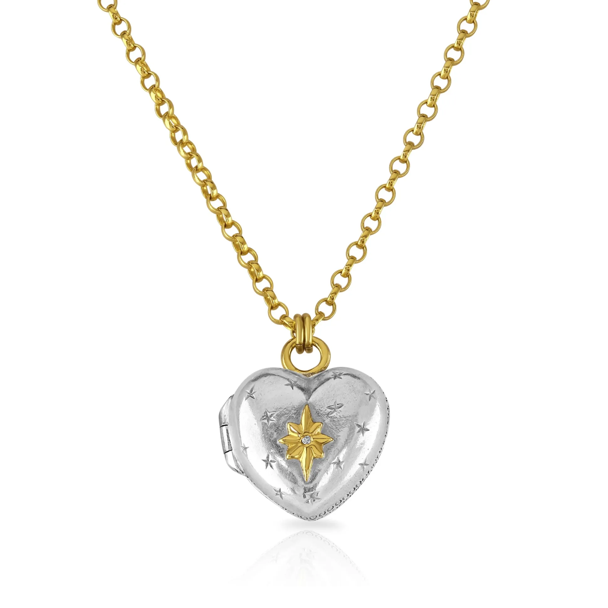 North Star Diamond Love Locket