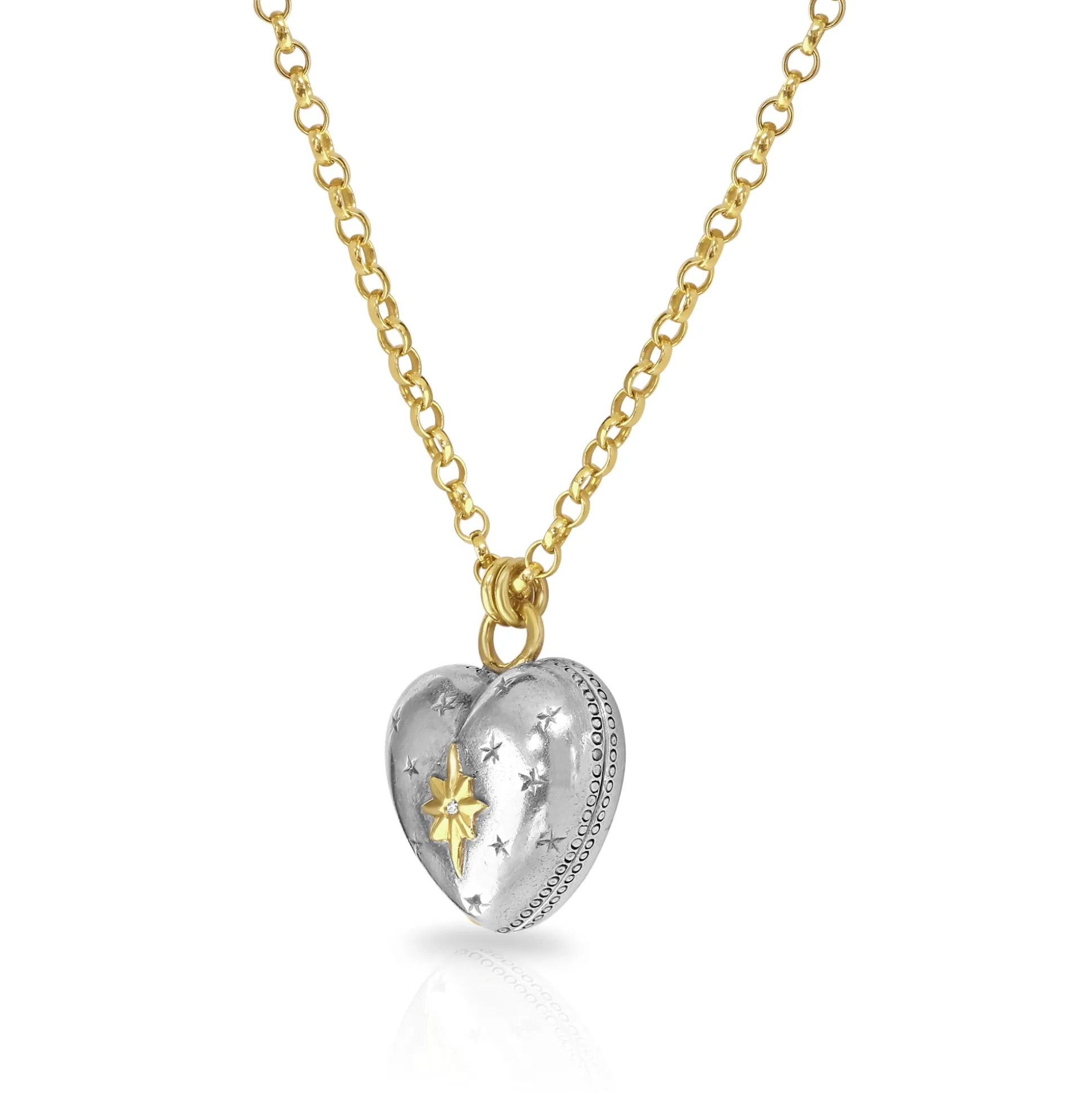 North Star Diamond Love Locket