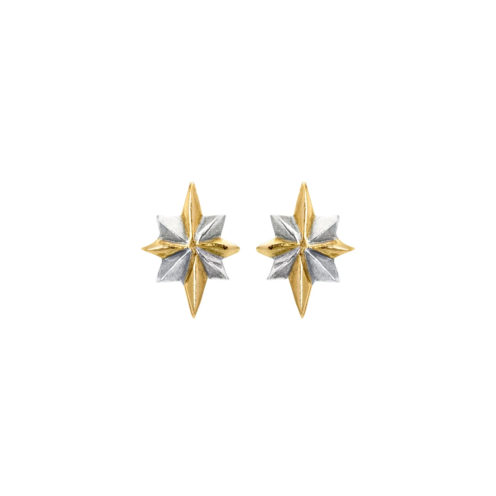 North Star Stud Earrings | Sophie Harley London