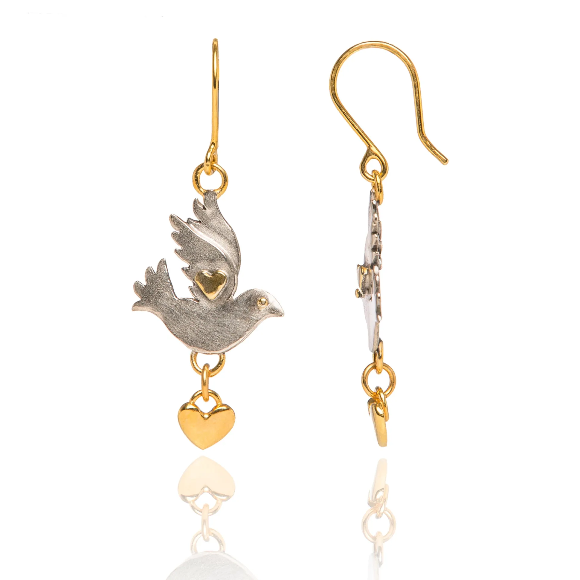 Paloma Heart Drop Earrings