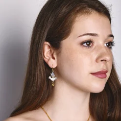 Paloma Heart Drop Earrings