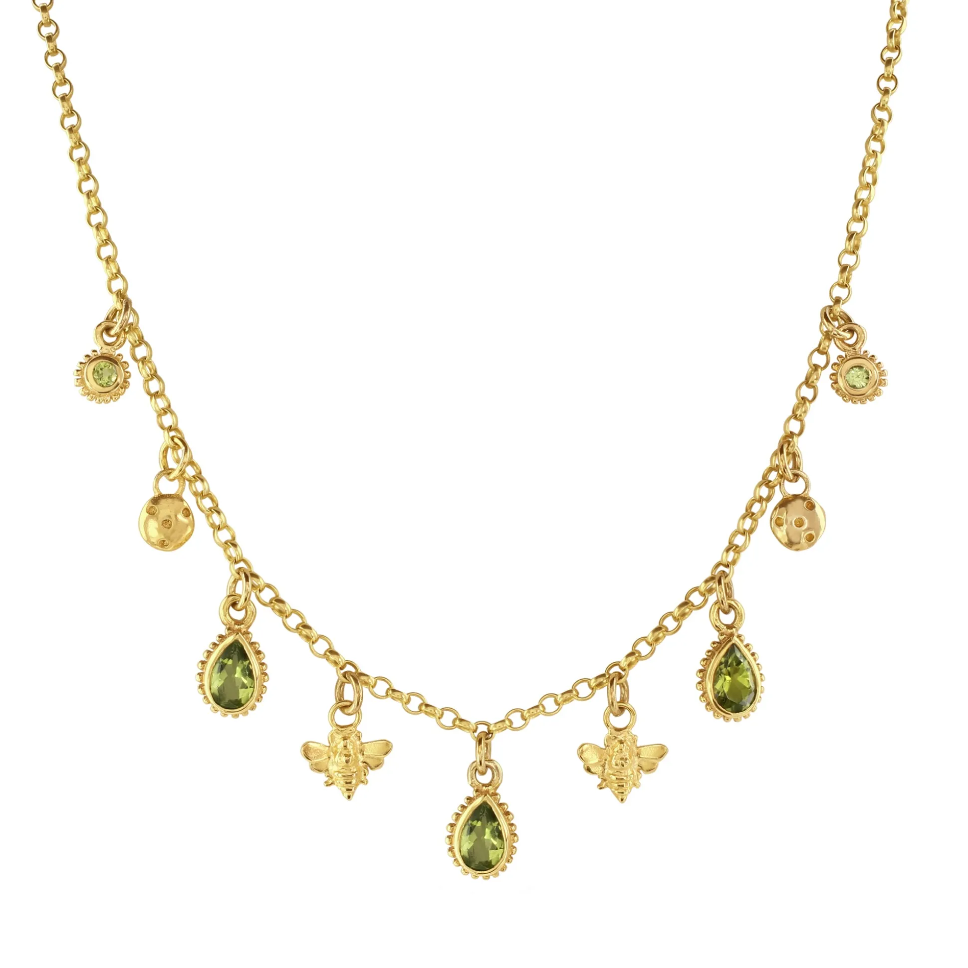 Peridot Tellurian Gem Necklace
