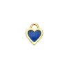 Prussian Blue Classic Heart Charm