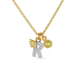 R With Diamond Charm