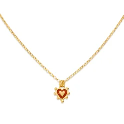 Red Sacred Heart Necklace
