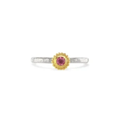 Rhodolite Garnet Birthstone Ring
