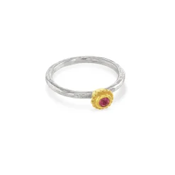 Rhodolite Garnet Birthstone Ring