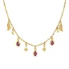Rhodolite Garnet Celestial Gem Necklace