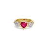 Ruby & Diamond Anniversary Ring