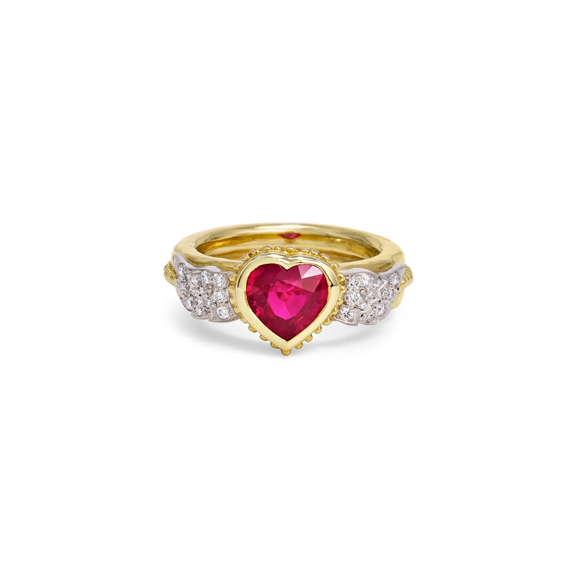 Ruby & Diamond Anniversary Ring