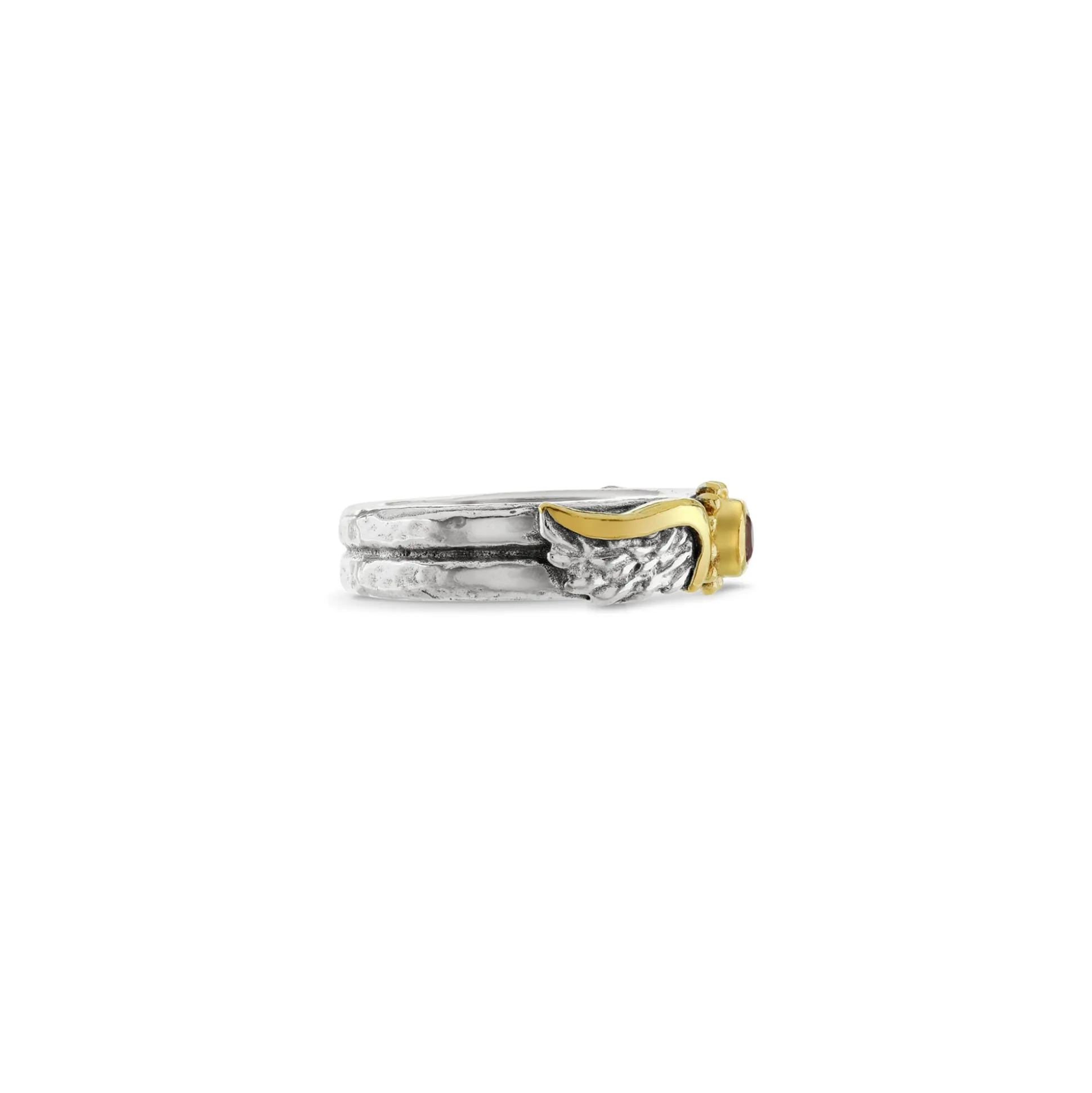 Ruby Venetian Wing Ring