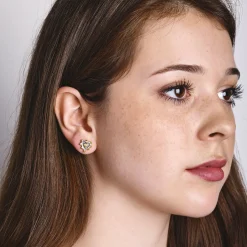 Sacred Heart Stud Earrings