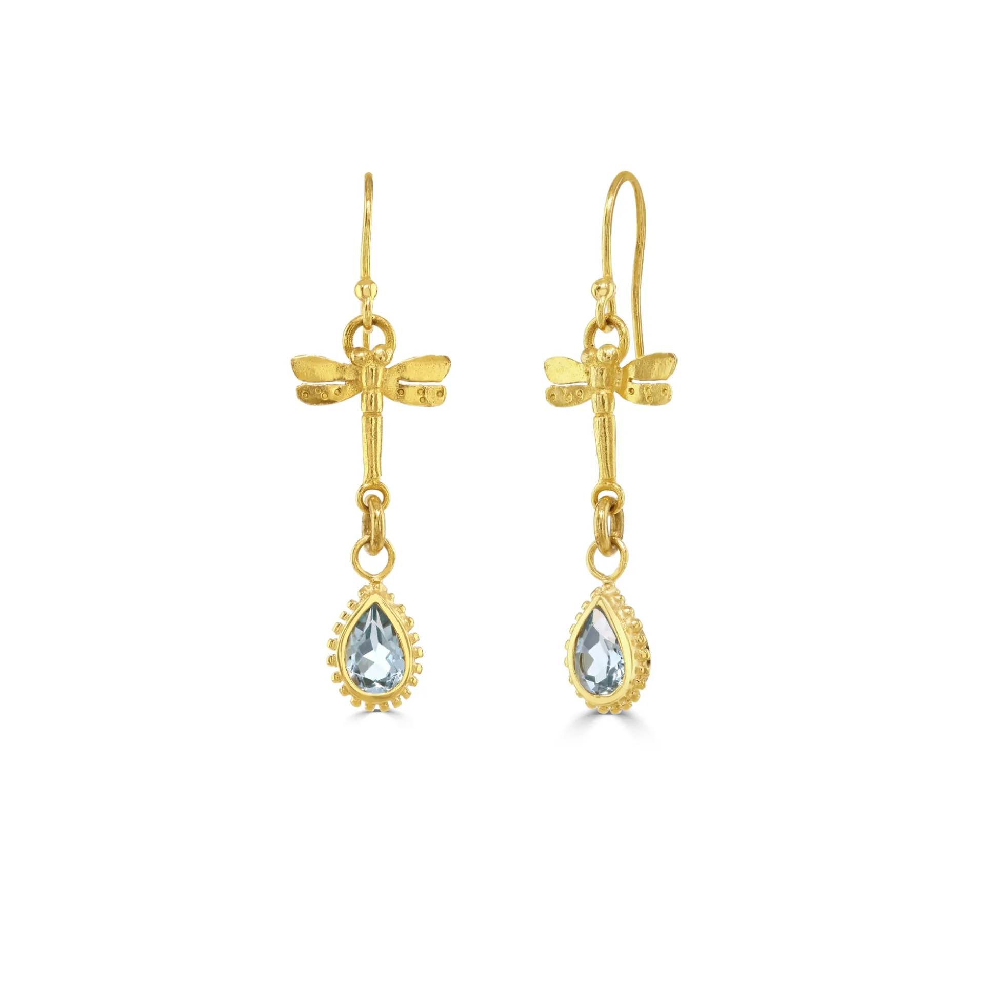 Sky Blue Topaz Tellurian Gem Earrings