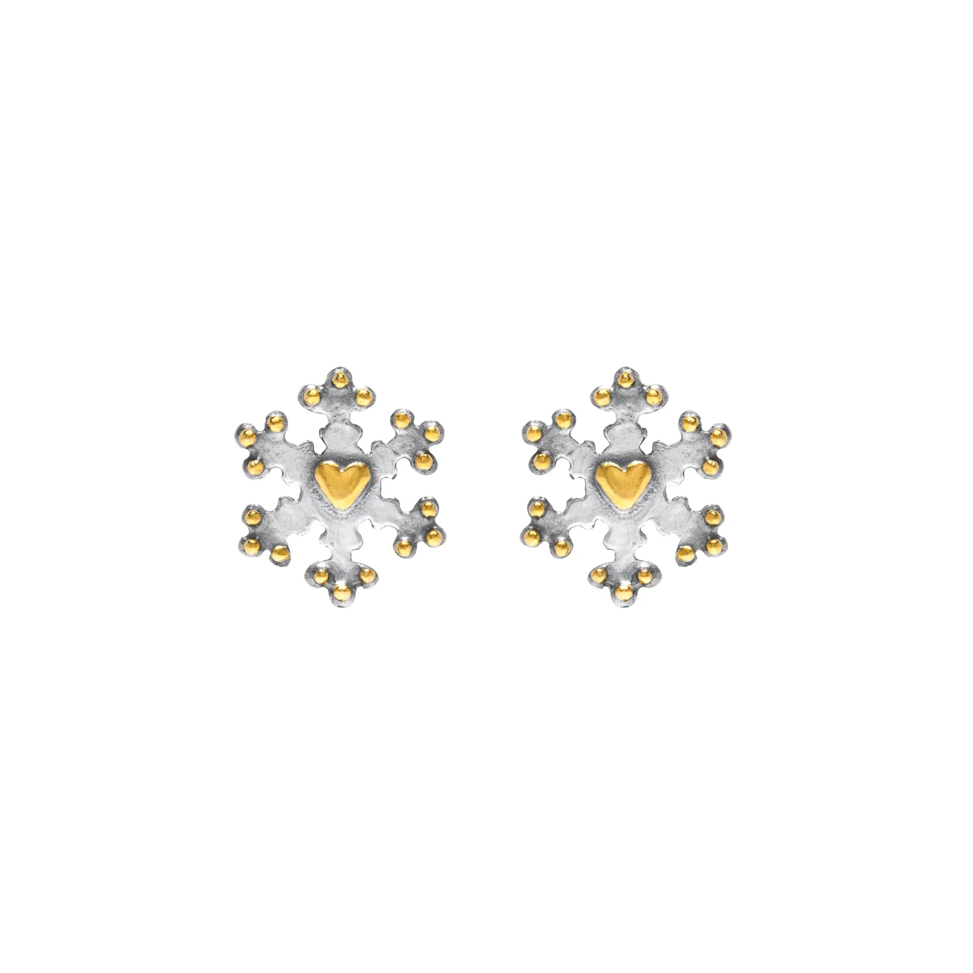Snowflake Stud Earrings