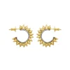Solar Flare Hoop Earrings