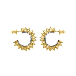 Solar Flare Hoop Earrings