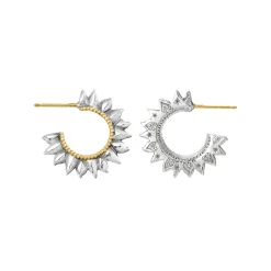 Solar Flare Hoop Earrings | Sophie Harley London
