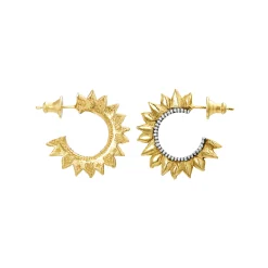 Solar Flare Hoop Earrings
