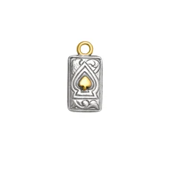 Spade Card Charm