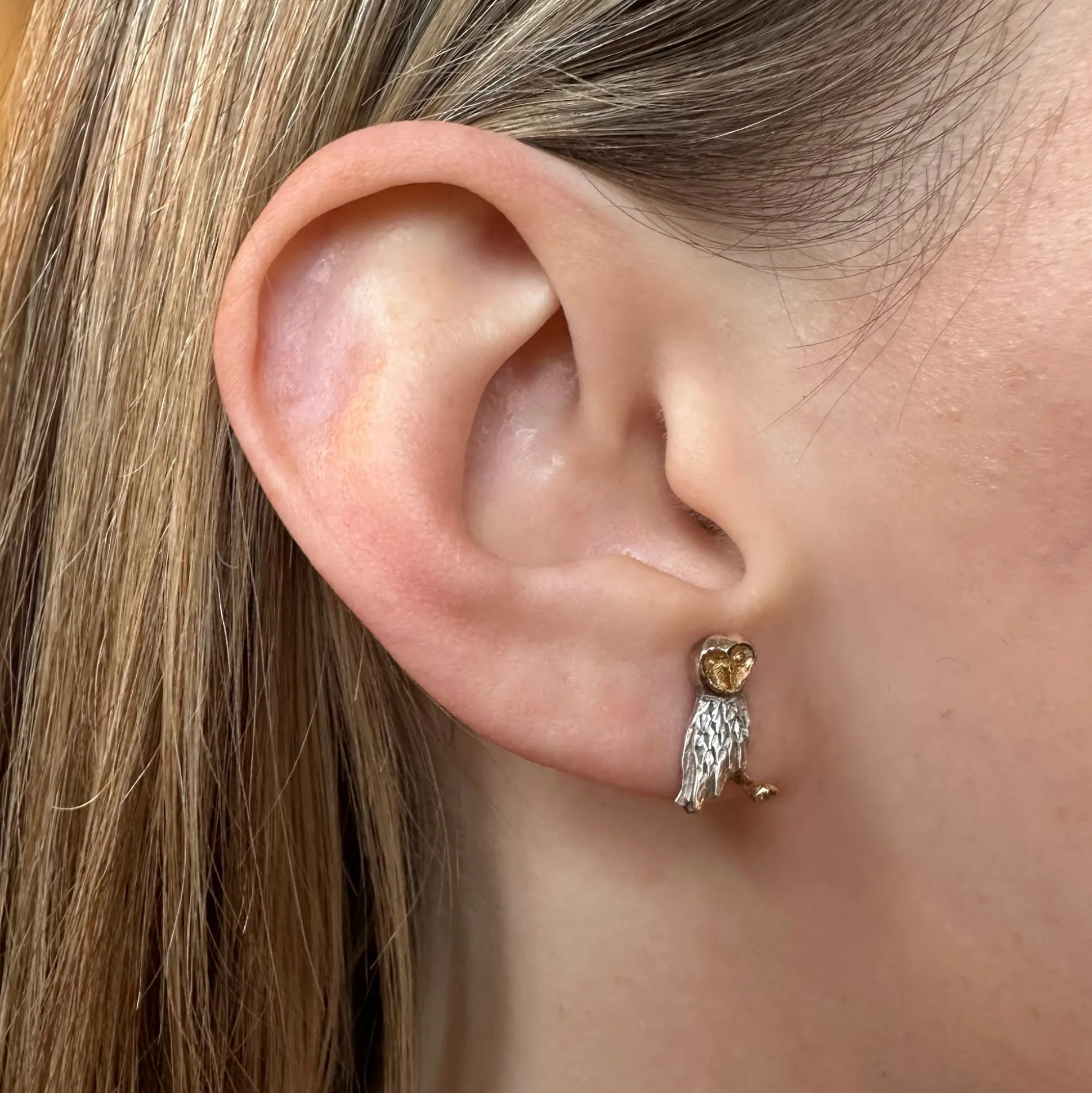 Spirit Owl Stud Earrings