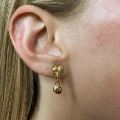 Spirit Wolf Pod Drop Earrings