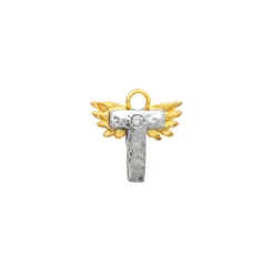T With Diamond Charm