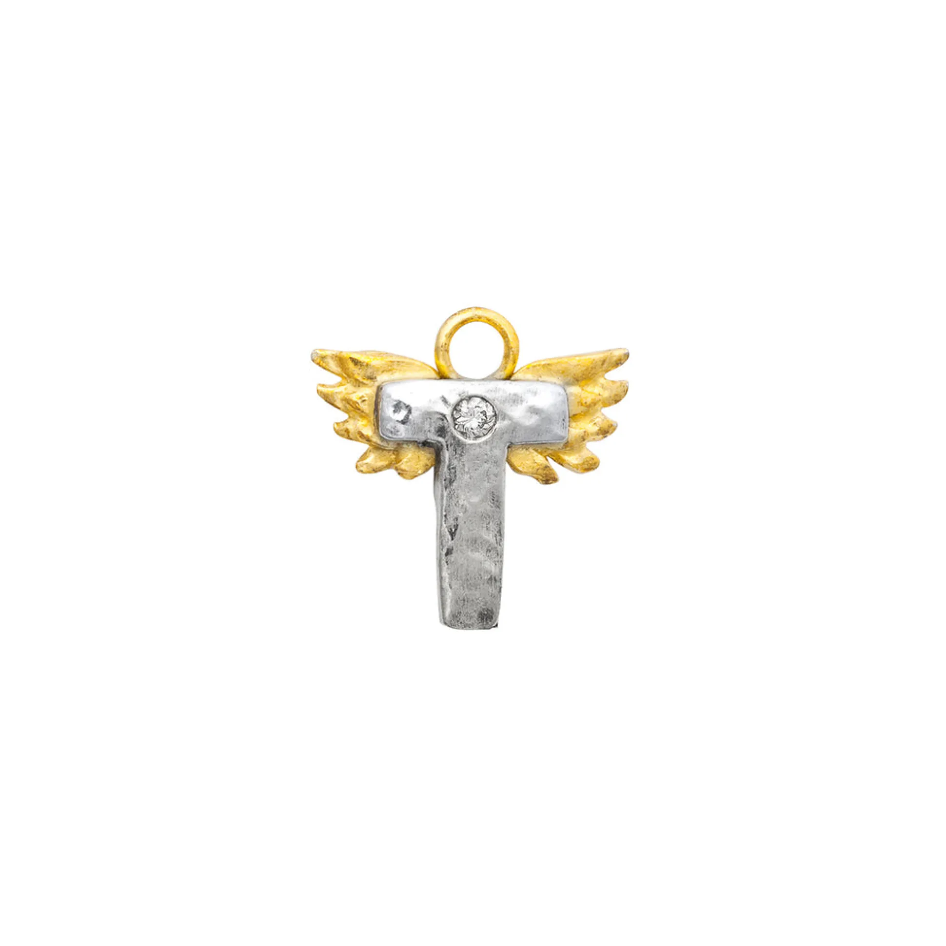 T With Diamond Charm
