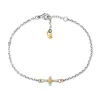 Teeny Tiny Cross Bracelet