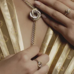 Tiny Algerian Loveknot Ring