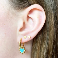 Tiny Heart Earrings