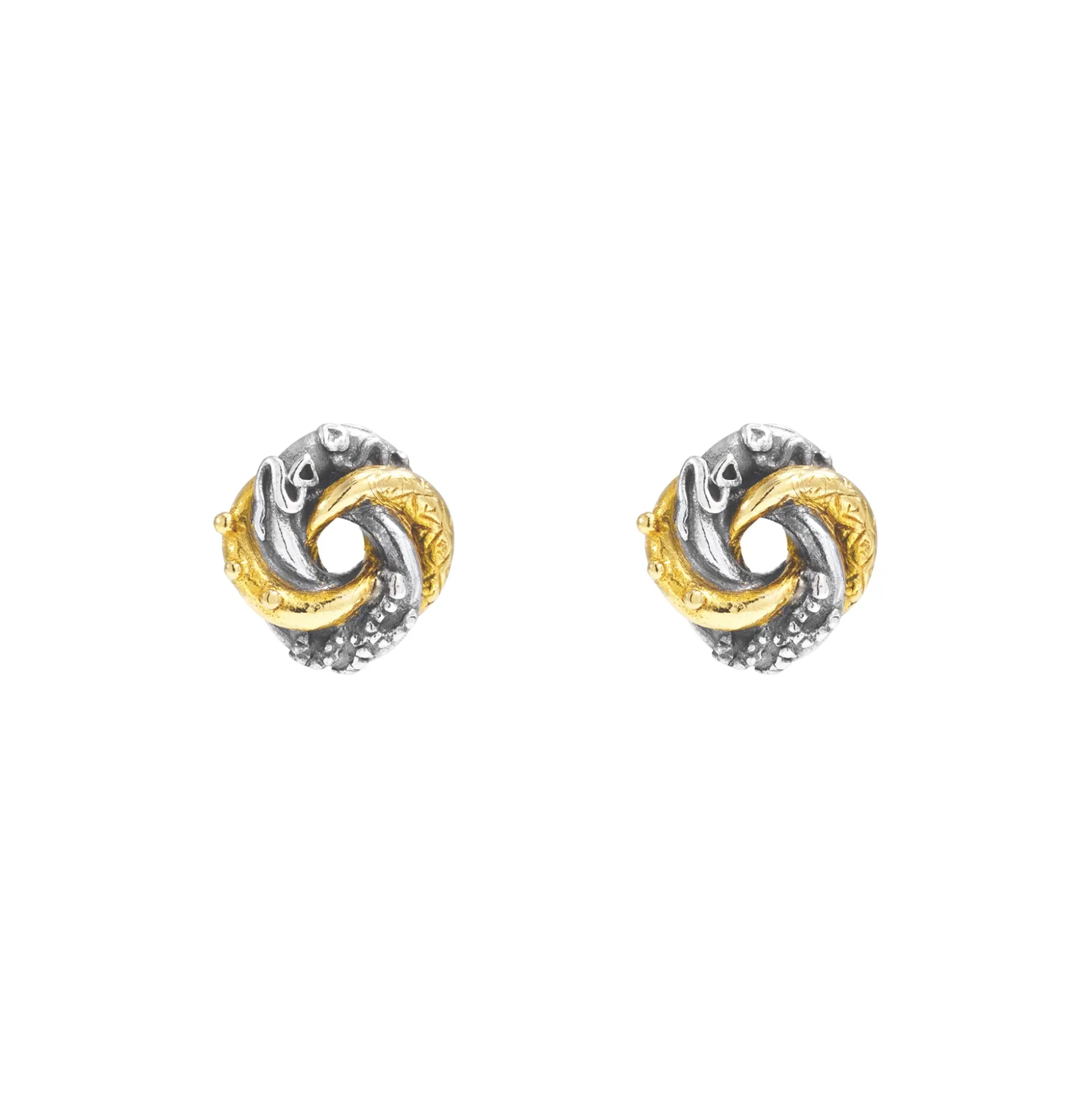 Tiny Loveknot Earrings | Algerian Loveknot | Sophie Harley London