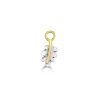 Tiny Oak Leaf Charm