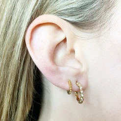 Tiny Solar Flare Earrings
