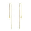 Tiny Star Thread Through Earrings