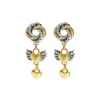 Triple Drop Algerian Loveknot Earrings