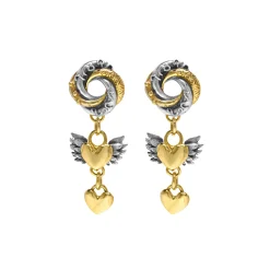 Triple Drop Algerian Loveknot Earrings