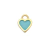 Turquoise Classic Heart Charm