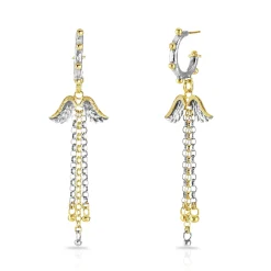 Venetian Angel Hoop Earrings
