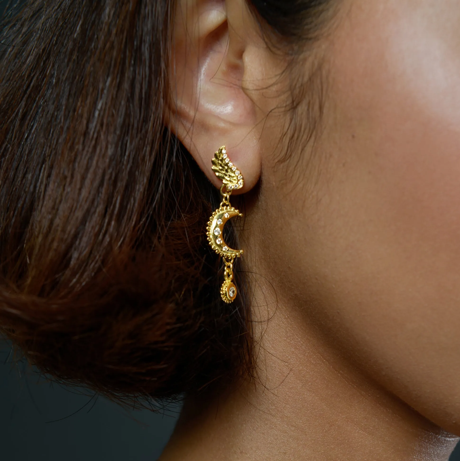 Venetian Moon Earrings