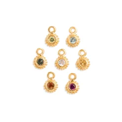 Venetian Wing & Gem Drop Earrings