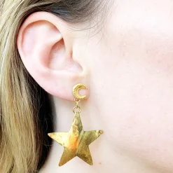Vintage Star Earrings