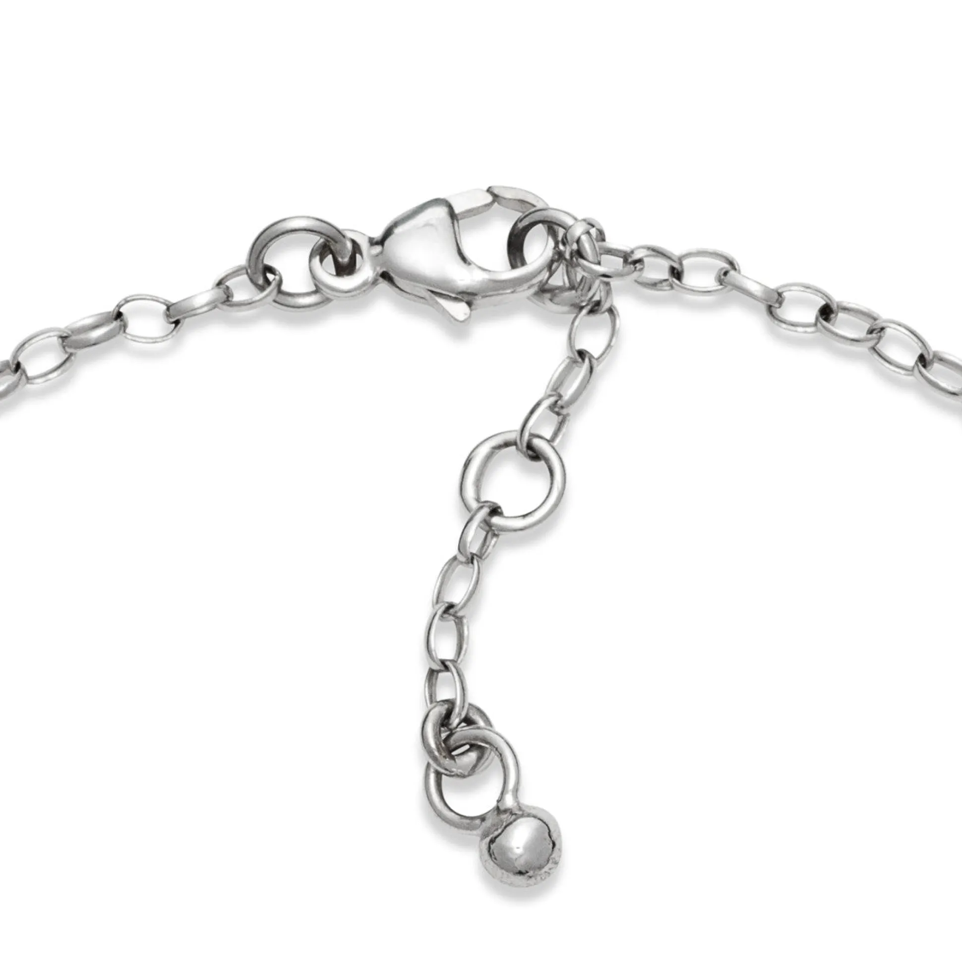 White Gold Classic Winged Heart Bracelet
