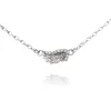 White Gold Diamond Venetian Wing Necklace