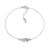 White Gold Venetian Wing Bracelet