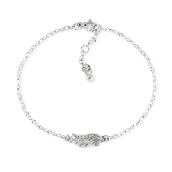 White Gold Venetian Wing Bracelet