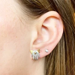 Winged Hand Earrings | Cult Classics | Sophie Harley London