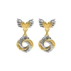 Winged Heart & Loveknot Earrings | Algerian Loveknot | Sophie Harley