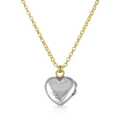 Winged Heart Diamond Love Locket